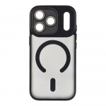 VARIETE MAG kaanepolster iPhone'i 17 PRO jaoks, hildub MagSafe'iga, must
