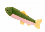 LEAN Toys Plush Fish with Squeaker Colorful Mascot 30cm