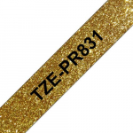 BROTHER TZE-PR831 etikettide valmistamise lind must kulla peale