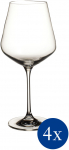 Villeroy AND Boch La Divina punase veini klaas, 4 tk (11-3667-8110)
