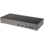 StarTech.com USB C Dock - kolm 4K monitoriga USB Type-C dokk - 100W energiakasutamine - DP 1.4 Alt Mode AND DSC, 2x DisplayPort 1.4/HDMI 2.0 - 6xUSB (2x 10Gbps) - Windows/Chrome