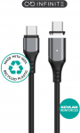 eSTUFF INFINITY (GRS) Magnet USB-C - C 2.0 Kaabel PD100W 480 Mbps
