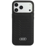 Audi Etui GT Synthetic Leather MagSafe iPhone 18 Pro Max / 17 Pro Max jaoks, must