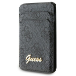 GUESS Rahakoti kaardipesa Stand GUWMSHG4SHK must/terni MagSafe 4G Classic Logo