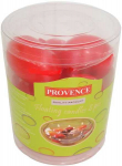 PROVENCE Candles Ball Red 4.5x3cm 8pcs