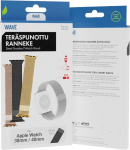 Wave terasest pimitud kevru, Apple Watch 38mm / 40mm, must (-MB-AW-3840-BK)
