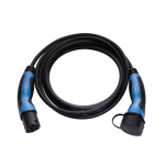 Evaka EV laadimiskaabel Type2-Type2, 22 kW, 32 A, 5x6 mm2, 1x0.5 mm2, 5 m | EVA503325 | Must