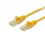 Equip Patchkaabel Cat6 U/UTP 2xRJ45 2.00m kollane PVC Polbeutel