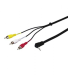 Goobay AVK 199-150 1,5m audio kabel 3,5mm 3 x RCA