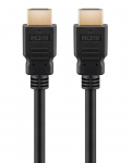 Goobay Ultrakiire HDMI-kaabel Ethernetiga, 2.1, 8K @ 60 Hz, 4K @ 120 Hz, 48 Gbit/s, PVC, must, 1 m