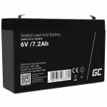 GREEN CELL AGM39 tstuslik laetav aku Hermeetiliselt suletud pliihappe (VRLA) 7200 mAh 6 V