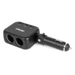 Amio Kahe pistikupauguga laadija 2x USB A 1x USB C 12/24V 100W 180 -04357
