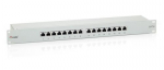 Equip 19" 16x RJ45 Cat6 FTP 1U 250MHz RAL7035