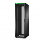 APC Easy Rack, 42U, must, katusega, rataste ja jalgadega, 4 tugiraamiga ja klgplaatidega, ilma phjata, 1991H x 600W x 1100D mm