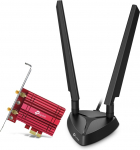 TP-LINK Archer TXE75E kolmeribalise WiFi 6E PCI-E -adapter ja Bluetooth 5.2 -adapter (Archer TXE75E)