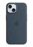 APPLE Silikoonist mbris MagSafe Storm Blue, iPhone 15 jaoks, MT0N3ZM/A