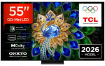 TCL A400 55A400U TV 139,7 cm (55) 4K Ultra HD Smart TV Wi-Fi Must 2500 cd/m