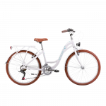 Girls' bicycle ROMET Panda 1, white-blue