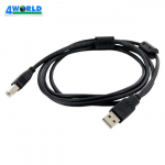 4world 05351 USB 2.0 A-pistik AM-BM printeri kaabel 1,4m must