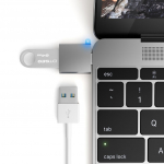 Satechi USB-C adapter - Muuda teie USB-C port USB 3.0 portiks! - Space Grey