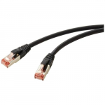 Renkforce RF-5771528 vrgukaabel Must 2 m Cat6 S/FTP (S-STP)