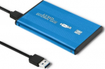 Qoltec pulkaas 2,5" SATA3 HDD / SSD USB 3.0 sinine