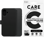 PanzerGlass CARE Tango rahakotikott MagSafe iPhone 16 Plus schw