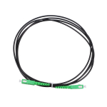 Extralink SC/APC-SC/APC Black | Paigaldusjuhe | Single mode, Simplex, 3mm, 2m