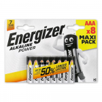 Energizer Patarei Alkaline Power AAA E92, 8 tk, Blister