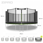 Zipro Jump Pro Outdoor Net 16FT 496cm