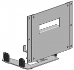 Ergonomic Solutions Printer plate + cover for Capture -BLACK-
