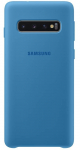 Samsung Galaxy S10 Silky and Soft-touch Silicon Cover Blue