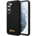 GUESS GUHCS23MSLSMK S23+ S916 tarna/must hardcase Silikoon Vintage Gold Logo