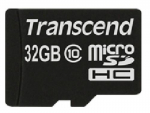 Transcend SD-mikroSD-kort 32GB SDHC Class10 w/adapteriga