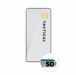 Tactical Klaasist kaitsekile 5D Xiaomi Redmi Note 12 Pro 5G jaoks / must