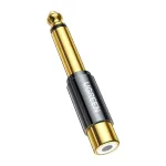 UGREEN adapter 6,35 mm pistikast (male) RCA emasse (female) kull (AV169)