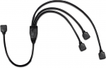 Intertech Inter-Tech RGB jaotur, Y-kaabel, 3-suunaline, 12V, 48cm