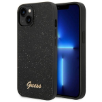GUESS GUHCP14MHGGSHK iPhone 14 Plus / 15 Plus 6.7" tarny/must kva mbris Glitter Script