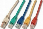 Goobay RJ 45 UTP 7 meter uskrmet Sort