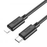USB-C kaabel Lightning'i hendamiseks Hoco PD 2,4A 20W 1 m X83 must