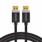 Savio CL-176 DisplayPort kabel 3 m Must```