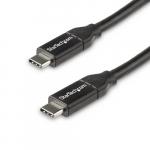 StarTech.com USB-C to USB-C kabeliga 5A PD - M/M - 0,5 m - USB 2.0 - USB-IF sertifitseeritud