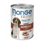Monge Dog Fresh Tiskasvanute Toidukombinatsioon Lambaga (tkid loogis) 400 g tielik niistroog tiskasvanutele koertele lambaga, pt tkkidega