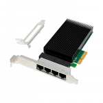 MicroConnect Network Card PCIe x4 I226-T4 Quad- 25G RJ45