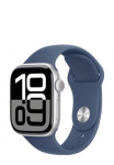 APPLE Apple Watch Series 10 GPS + mobiilside, hbemast alumiinium, Denim Sport Band M/L, MWX43QF/A, 42mm