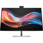 HP 727pm Series 7 Pro 4K Conferencing Monitor - 27 3840x2160 UHD 400-nit AG, IPS HDR, USB-C(100W)/2x USB-C(15W)/HDMI/DisplayPort Daisy-Chain, 5x USB, speakers, 5MP webcam, RJ-45 LAN, height adjustable/tilt/swivel/pivot, 3 years