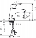 Hansgrohe Logis 70 71077000 basin mixer