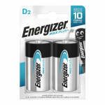 . Energizer Max Plus D / LR20 - 2 tkki (plastikku)