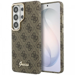 GUESS Etui 4G Script MagSafe Samsung Galaxy S26 Ultra pruun