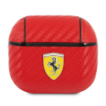 FERRARI FESA3CARE AirPods 3 kate czerwony/punane On Track PU Carbon
